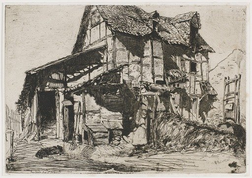 The Unsafe Tenement. One of the Twelve Etchings from Nature (The French Set)