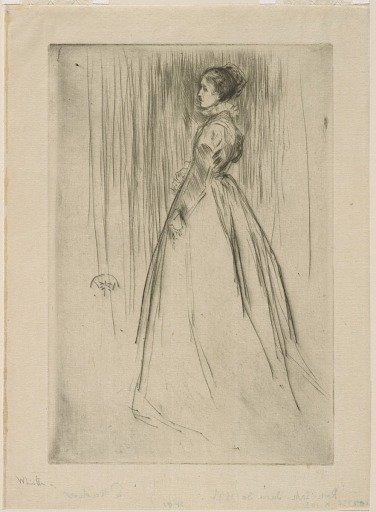 The Velvet Dress (Mrs. Leyland)