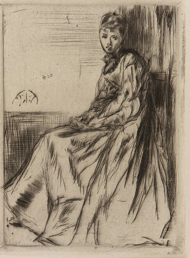 The Letter (Maud, seated)