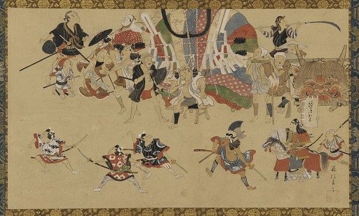 Street scene during a festival
