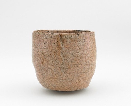 Tea bowl in style of Hon'ami Koetsu, unknown Raku ware workshop