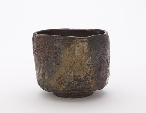 Bizen ware tea bowl