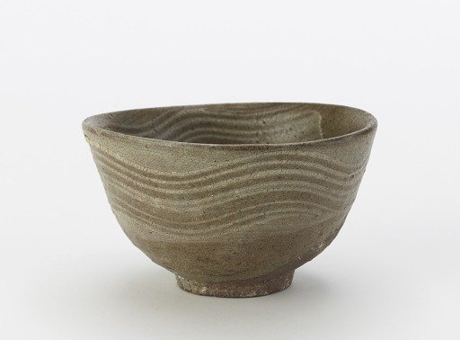 Karatsu ware bowl, Takeo Karatsu type