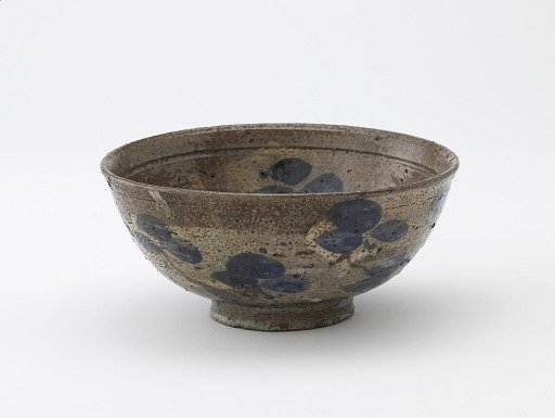 Serving bowl with Kenzan style decoration, unknown Kyoto workshop