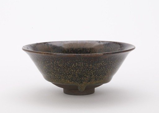 Tenmoku style tea bowl, Ryumonji kilns