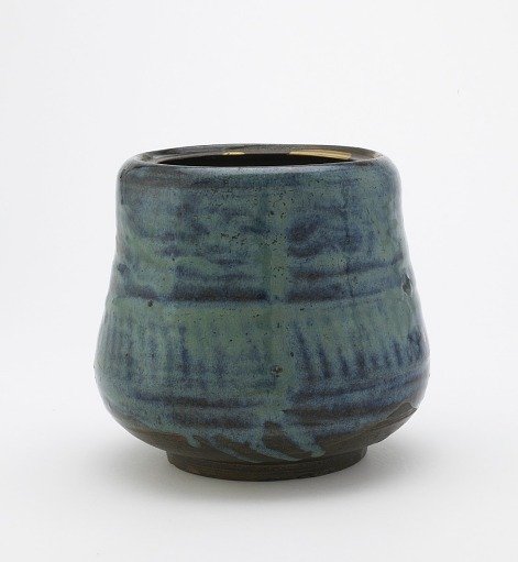 Tea ceremony water jar, Karatsu ware, Takeo Karatsu type