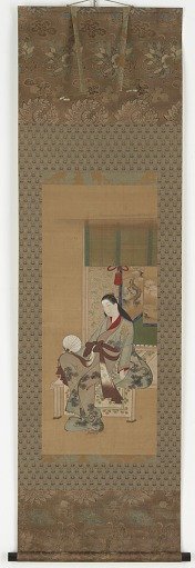A girl sitting on a verandah