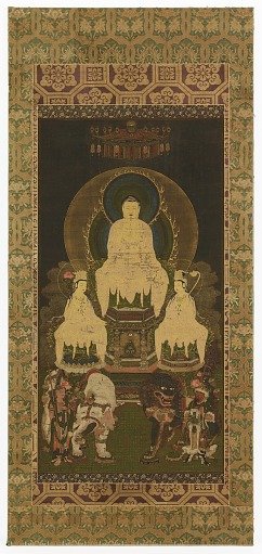 Buddhist triad of Shakyamuni, Manjushri, and Samantabhadra