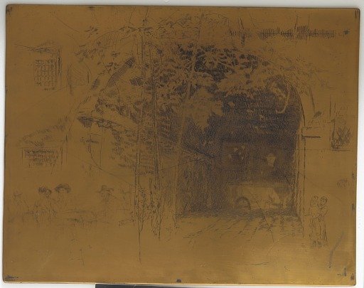 Cancelled Printing Plate for <em>The Traghetto, No. 2</em>