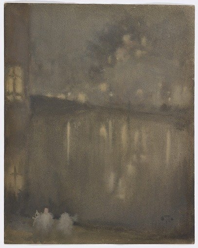 Nocturne: Grey and Gold–Canal, Holland