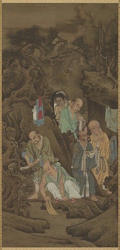 Luohan laundering 羅漢洗濯圖