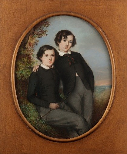 Portrait of J. McNeill Whistler and His Brother William (Dr. William Whistler)