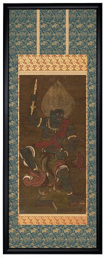 Yaksa form of Vajrapani (Blue Fudo)