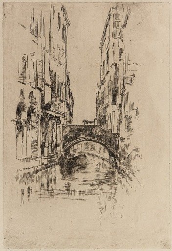 Gondola under a Bridge