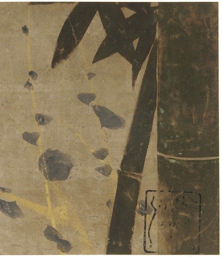 Plum and bamboo