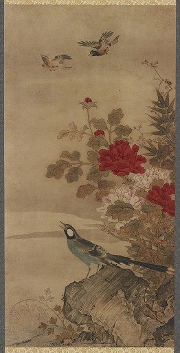 Birds and flowers