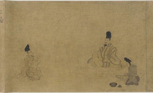 A poem-composing contest among various artisans 職人歌合絵巻