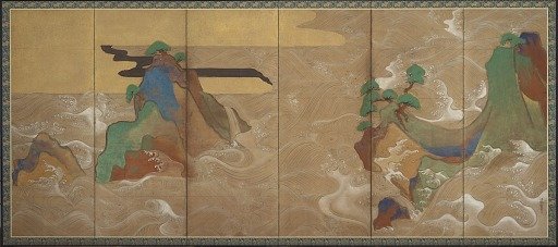 Waves at Matsushima 松島図屏風