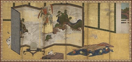 Whose Sleeves? 誰が袖屏風 （左隻）
