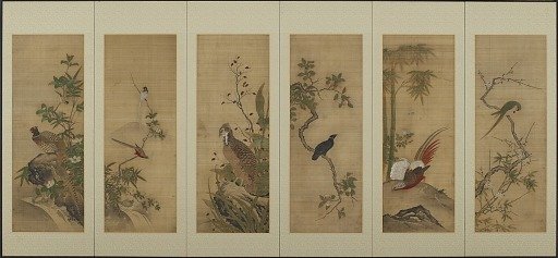 Birds and flowers