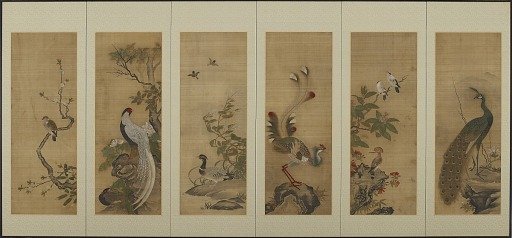 Birds and flowers