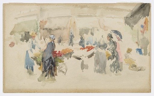 Flower Market: Dieppe