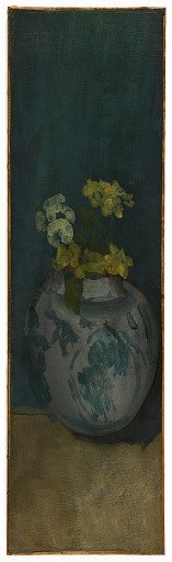 The Blue Girl (fragment): Yellow and Blue