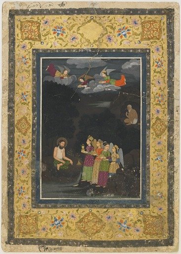 Sultan Ibrahim ibn Adham of Balkh visited by angels