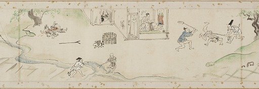 Miracles performed by the bodhisattva Jizo (copy of a section of a handscroll)
