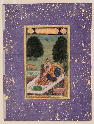 Lovers on a terrace