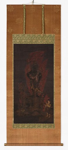 Fudo Myo 'o, with attendants Kongara and Seitaka