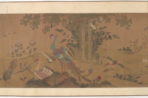 A hundred birds worship the phoenixes