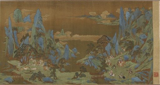 Travelers on the road to Shu