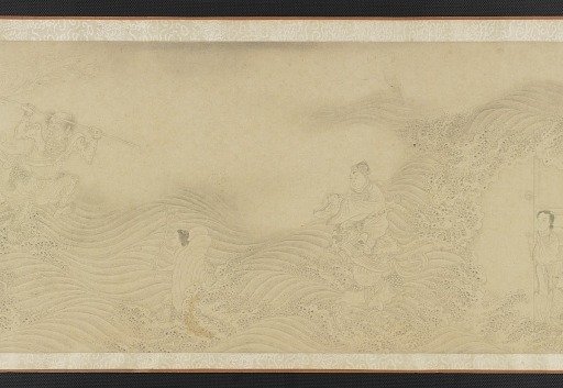 Luohans crossing land and sea