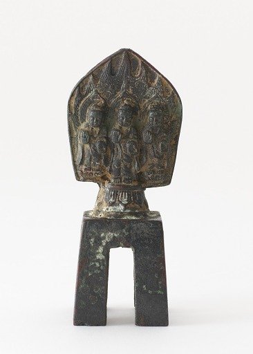 Statuette: Buddhist trinity