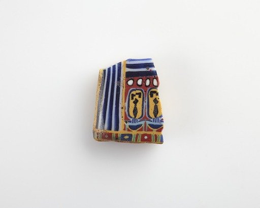 Mosaic plaque depicting cartouche motif