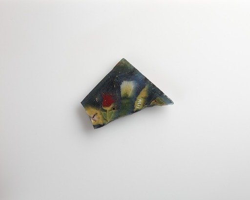 Fragment of an inlay with a floral pattern