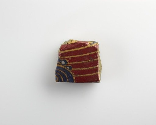 Fragment of inlay or plate