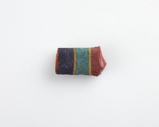 Fragment of striped inlay