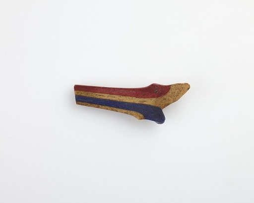 Fragment of an inlay: part of a feather headdress (?)