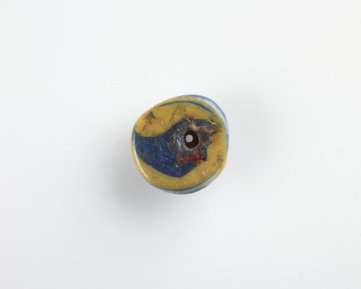 Disk bead with a transverse bore