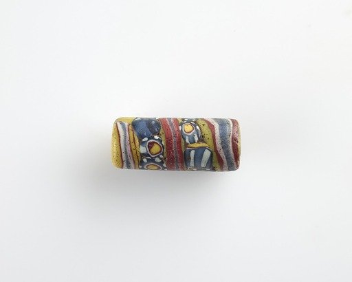 Bead, cylindrical; longitudinal bore