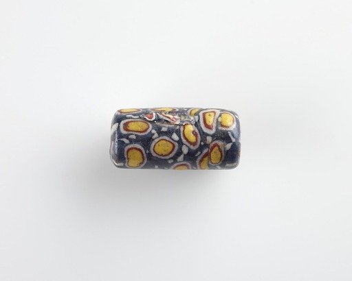 Bead, cylindrical; longitudinal bore