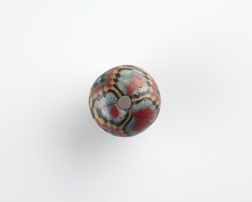 Bead, spherical; conical bore