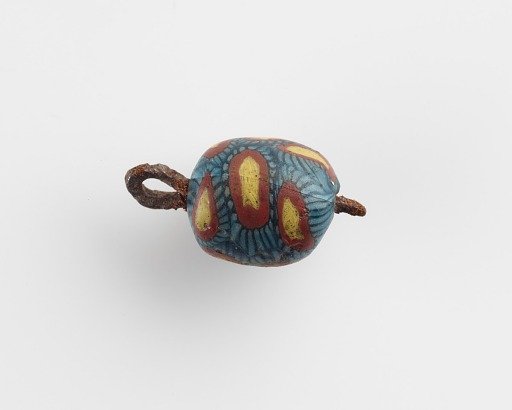 Bead, with a copper eyelet