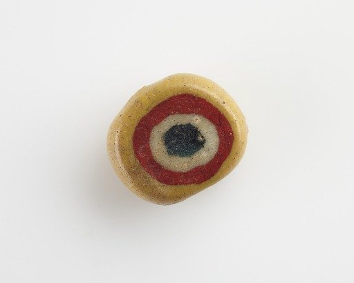 Eye-bead, with a lateral bore