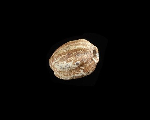 Bead, melon-shaped