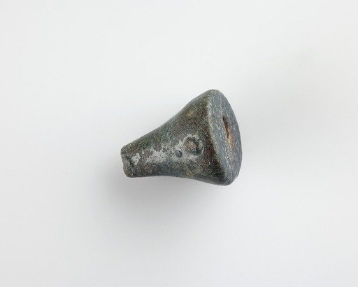 Bead, conical; tip broken