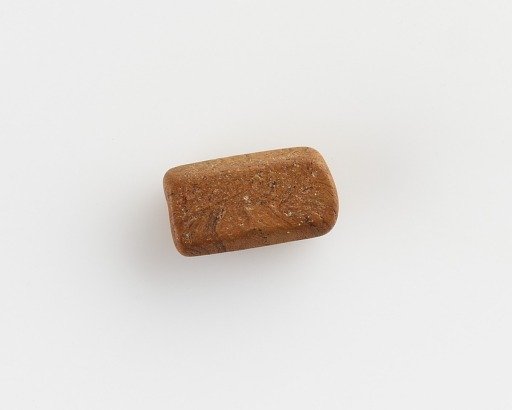 Bead, hexagonal; longitudinal bore
