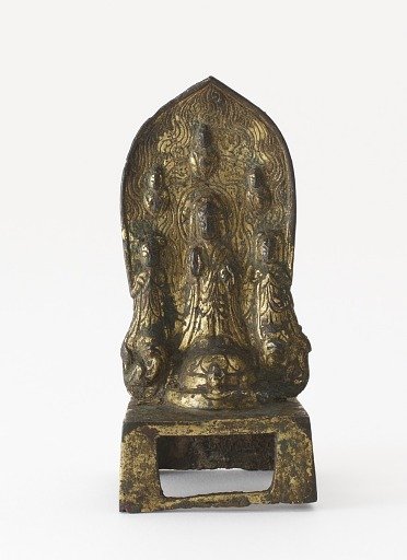Possibly Bodhisattva Avalokiteshvara (Guanyin) with attendants